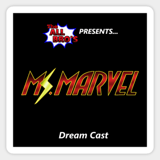 Ms. Marvel Dream Cast Art Sticker